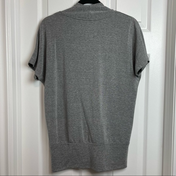 [JOE Fresh] SHORT SLEEVE WRAP SHIRT - Picture 2 of 3